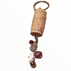 Cork keychain